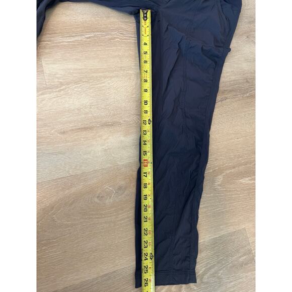 Lululemon Street To Studio Pant Unlined Size 6 Navy Gray - Picture 4 of 10